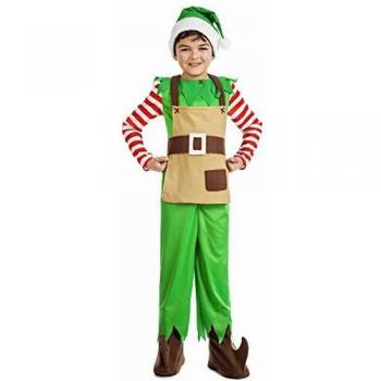 DISFRAZ ELFO NAVIDAD TALLA 3-4 AÑOS TAMAÑO INFANTIL