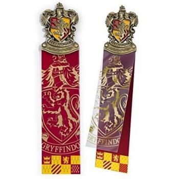 Marcador Flexible Gryffindor Crest de la Colección Harry Potter - Noble Collection, Color Rojo/Oro, 1 pieza