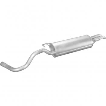 Silenciador trasero 4MAX 0219-01-02427 y 4MAX 0219-01-02427P, compatible con vehículos, fabricado en acero inoxidable, diseñado para reducir el ruido del escape, fácil instalación