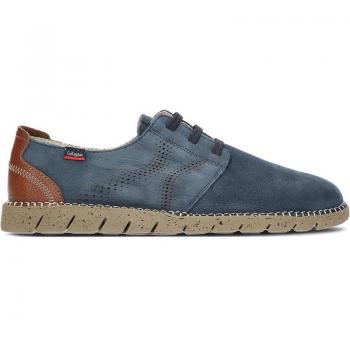 Zapatos Callaghan 43200 Azul Hombre Cuero Confort Caminar