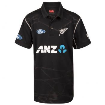 Canterbury NZ Blackcaps réplica ODI Junior camiseta – negro – 5 – 6 años