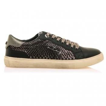 Zapatillas Deportivas Casual para Mujer MTNG Susan Serpen Negro y Plomo EU 36 con Cierre de Cordones