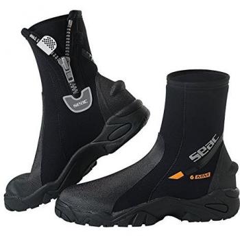 Seac Pro HD C/CERN. 6 Escarpín de Buceo, Unisex, Negro, XS