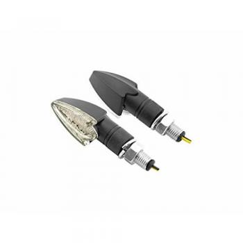 Intermitentes LED ST-220-LEDE, Set de Intermitentes M10 Led Negro Arrow Transparente Cristal, Código: 8430525114500