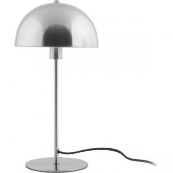 Lámpara de mesa metálica Bonnet - 39 cm de altura, diámetro de 20 cm, color plata