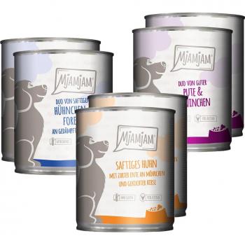 MjAMjAM Adult Dog Pack Mixto 6 x 800 g - 3 Variedades