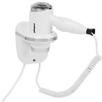 Secador de pelo de pared 1600 W Blanco