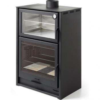 Estufa de leña con horno Arce de la marca Hergom