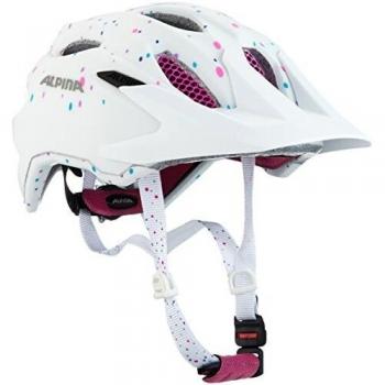 ALPINA Carapax Jr. White Polka Dots 51-56