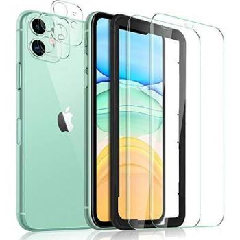 Yocktec para iPhone 11 Protector de Pantalla + cámara Protector de Pantalla
