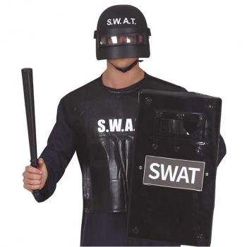 Escudo Swat Negro de 65x30 cm