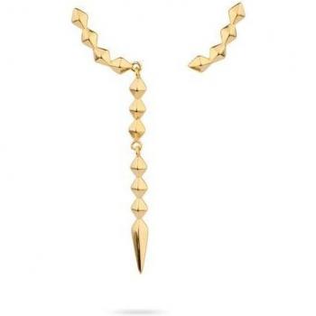 Pendiente Radiant Punk de oro y plata 925 RY000215