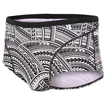 Bañador bóxer Zone3 Kona Speed Brief negro blanco - M, características: diseño aerodinámico, tejido de secado rápido, ajuste cómodo, resistencia al cloro, ideal para entrenamiento y competición