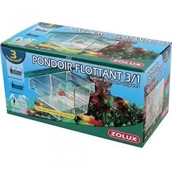 Zolux Cabina Flotante 3 En 1 + Ventosas Para Acuario