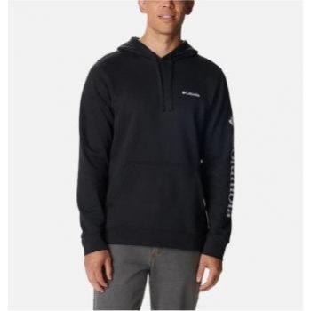 Columbia Men's Trek Hoodie Black with CSC Sleeve Logo