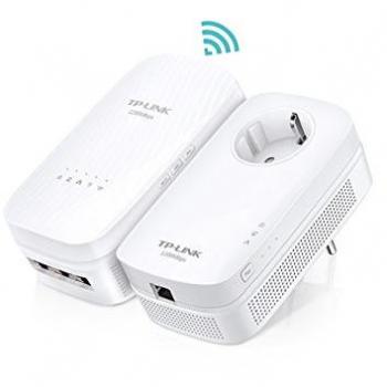TP-Link TL-WPA8730KIT Dual Band Gigabit AC1750 Powerline Adapter, Range Extender, Wi-Fi Extender, Wi-Fi Booster, Data Transfer Speed Up to 1200 Mbps