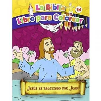 Jesus Es Bautizado por Juan. Biblia para