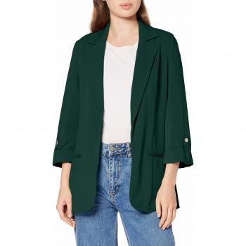 Vero Moda Vmcissy 7/8 Blazer Chaqueta de Traje, Verde