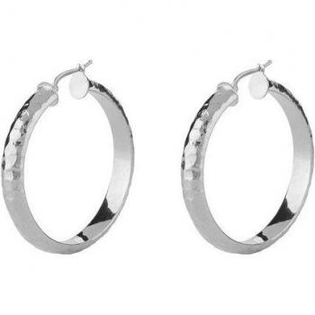 Pendientes Guess JUBE04191JWRHT-U Hoops i did it de acero plateado