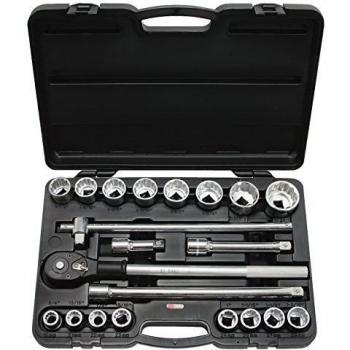 Juego de llaves de vaso KS TOOLS 911.0722, 3/4', 21 piezas