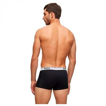 BOSS Orange 3 Pack Mens Power Trunks - Black/White, Size: XL, Male