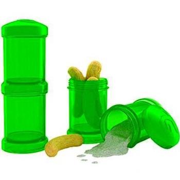 Twistshake - Dosificador de leche en polvo verde