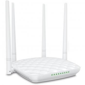 Tenda FH456 Router Inalámbrico N300 802.11 b/g/n Access Point y Repetidor, 300Mbps, 1 Puerto WAN 10/100, 3 Puertos LAN 10/100,
