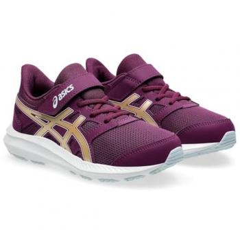 Zapatillas Asics Jolt 4 PS para niños, color lila/champán, unisex, deportivas y casuales