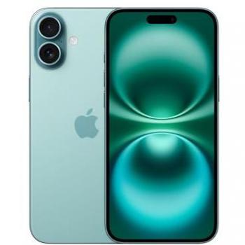 iPhone 16 Plus 512GB Teal MY2J3QL/A - Smartphone 5G, pantalla de 6.7'', chip A18, control de cámara, compatible con AirPods, color Verde Azulado