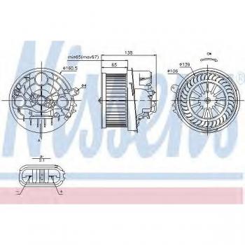 Ventilador interior NISSENS 87091 - Tipo: Ventilador interior, características: diseñado para proporcionar un flujo de aire óptimo en el habitáculo del vehículo, fabricado con materiales de alta calidad para garantizar durabilidad y rendimiento,