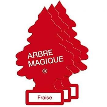 Ambientador para Coche Arbre Magique Pino Fresa (3 uds)