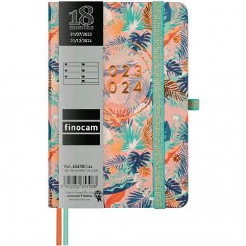 Agenda Finocam 18 Meses Mínimal Girl Internacional 2023-2024 Semana Vista Horizontal Multilingüe 10x15 cm