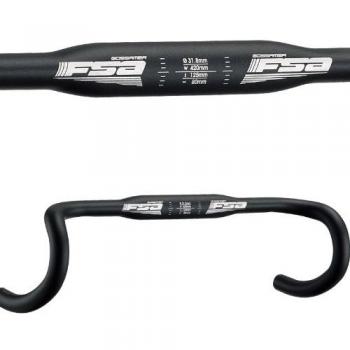FSA Gossamer Compact - Manillar - Road 31,8 mm blanco/negro Ancho 380 mm 2016
