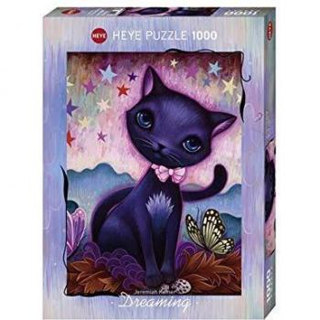 Heye Black Kitty Dreaming Puzzle - 1000 Pieces