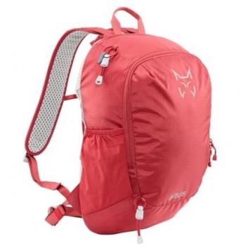 Mochila Altus Cirque 20L roja para montaña, ideal para excursiones cortas, con capacidad de 20 litros
