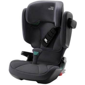 Britax Römer Kidfix i-Size Silla de Coche con Reposacabezas Ergonómico Ajustable, Color Storm Grey, para Niños de 100 a 150 cm