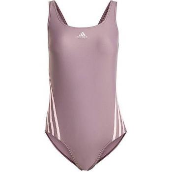 Bañador de natación para mujer Adidas 3 Stripes Gris (talla 36)