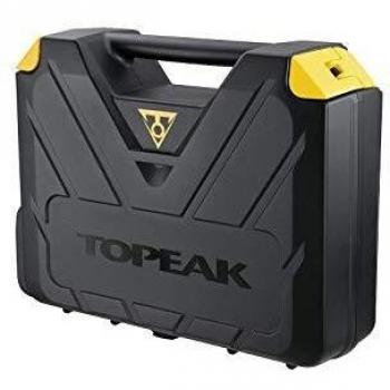 Topeak Kit Herramientas Prepbox Tool Case - Caja de herramientas negra, incluye múltiples herramientas para reparación y mantenimiento de bicicletas, diseño compacto y portátil, fabricada en material resistente, con compartimentos organizadores para f