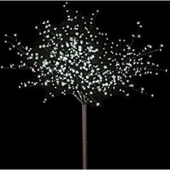 Árbol Luminoso Prunus 250 cm - 600 LEDs Blancos Fríos - Decoración de Navidad Exterior