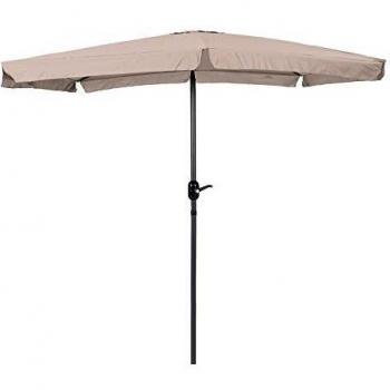 Parasol jardín con ventilación Beige de Aluminio de 300x200 cm - LOLAhome
