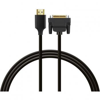 Cable HDMI a DVI Bidireccional PcCom Essential 2m Negro para TV/PC/Monitor/Proyector