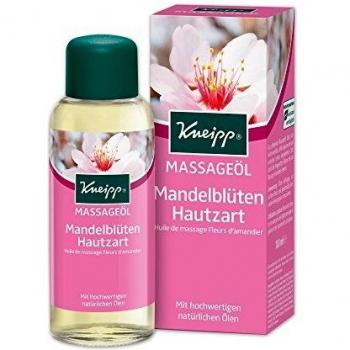 Kneipp Almond Blossom Massage Oil 100 ml - Nourishing massage oil, enriched with almond oil, suitable for sensitive skin, provides hydration and softness, promotes relaxation, dermatologically tested