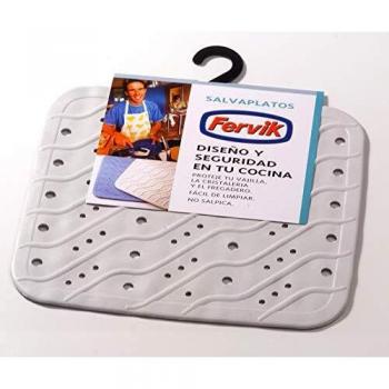 FERVIK Salvaplatos, Plástico PVC, Blanco, Talla Única