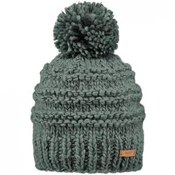 Gorro Barts Jasmin para mujer en color rosa y verde oscuro, ideal para esquí