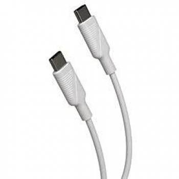 Cable Muvit for Change USB C a USB C 3A 3M Blanco