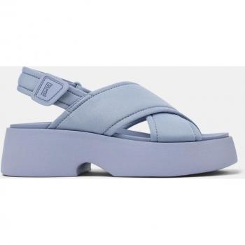 CAMPER Tasha - Women's Blue Sandals (Size 37, Cotton Fabric)