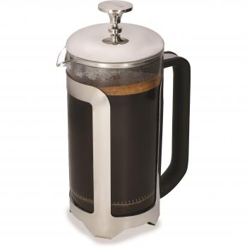 Cafetera de Acero Inoxidable Roma para 8 Tazas, Color Plateado, en Caja de Regalo
