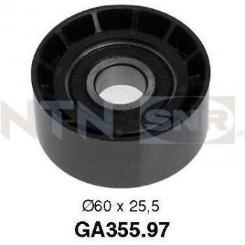 Polea tensora/guía SNR GA355.97 para correa trapezoidal v-ribbed