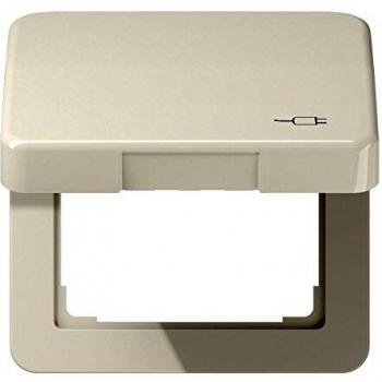 Tapa ATBL.BA.SCHUKO® 50x50 BM CD TPLAST. (A PBA.GOLPES) Extrabrillante Simb. Clav. JUNG 0712001448