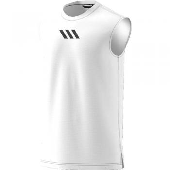 adidas PM SL Tank Camiseta sin Mangas, Hombre, White, L